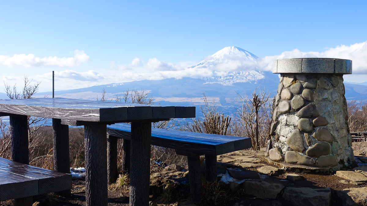 View of Mt. Fuji from Mt.kintoki